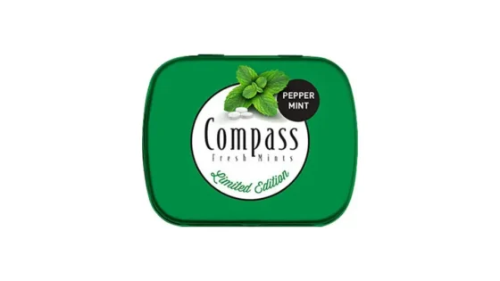 Compass Fresh Mints Μέντα Χωρίς Ζάχαρη 14g