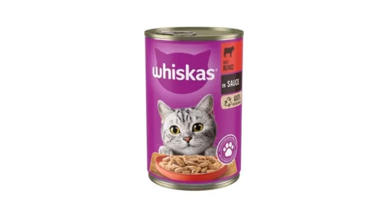 Whiskas Patte Τροφή για Γάτες με Μοσχάρι 400g