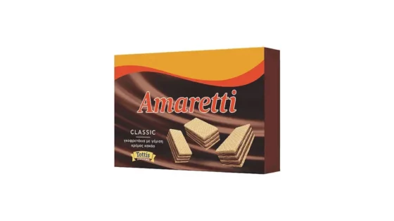 Amaretti Γκοφρετάκια με Γέμιση Κρέμα Κακάο 68g