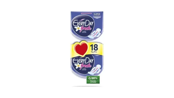 Everyday Σερβιέτες Fresh Super Ultra Plus 18τεμ