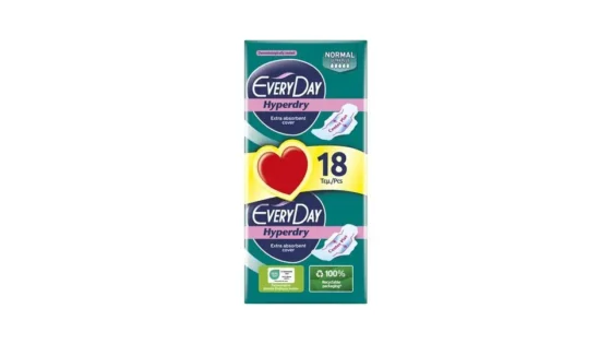 Everyday Hyperdry Σερβιέτες Normal Ultra Plus Value Pack 18τεμ