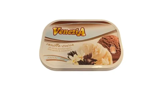 Κρι Κρι Venezia Οικογενειακό Παγωτό Βανίλια & Κακάο 2l