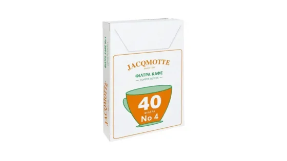 Jacqmotte Φίλτρα Καφέ Νο4 40τεμ