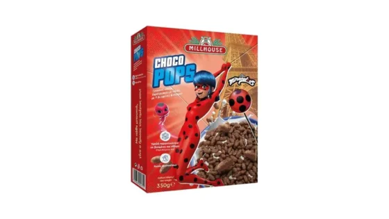 Millhouse Δημητριακά Choco Pops Miraculous 350g