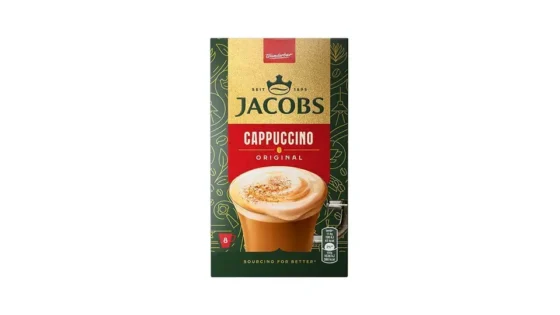 Jacobs Καφές Στιγμιαίος Cappuccino Original σε Sticks 8×11.6g