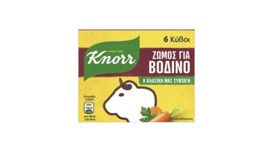Knorr Ζωμός Βοδινού σε Κύβους 6x10g