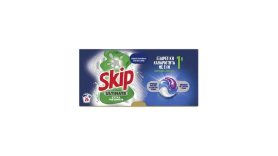 Skip Κάψουλες Πλυντηρίου Ρούχων Ultimate Fresh 26τεμ