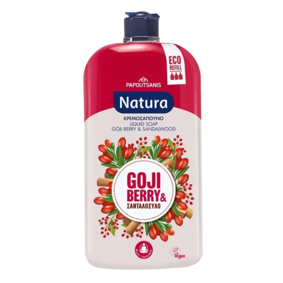 NATURA PAPOUTSANIS ΚΡΕΜΟΣΑΠΟΥΝΟ 900ML