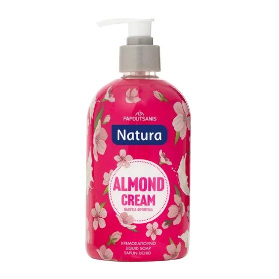 NATURA ΚΡΕΜΟΣΑΠΟΥΝΟ ALMOND CREAM 480ML