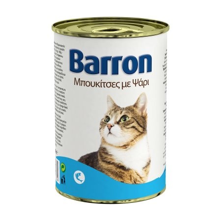 BARRON ΓΑΤΟΤΡΟΦΗ ΨΑΡΙ 400GR